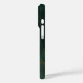 Coque pour iPhone / iPad en marbre bleu élégant (Verso / Gauche)