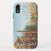 Coque Pour iPhone XR Vancouver iPhone XR Coque Vancouver Totem Pole Coq (Dos)