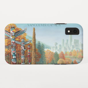 Coque Pour iPhone XR Vancouver iPhone XR Coque Vancouver Totem Pole Coq