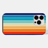 Coque Pour Pour iPhone 14 Pro Max 70s Rainbow Stripes (Verso Horizontal)