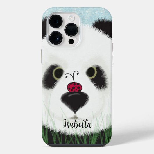Coque Pour Pour iPhone 14 Pro Max Adorable Ours De Panda (Verso)
