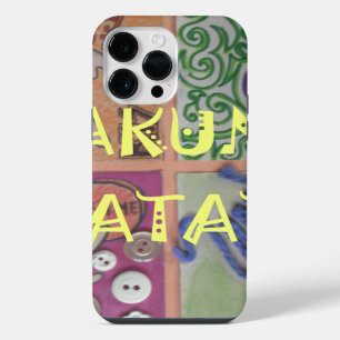 Coque Pour Pour iPhone 14 Pro Max Affiche artistique du signe de la main Hakuna Mata