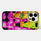 Coque Pour Pour iPhone 14 Pro Max Affiche d'art abstrait Neon Glitch (Verso Horizontal)