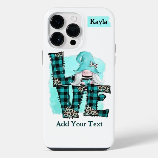 Coque Pour Pour iPhone 14 Pro Max Ajoutez Votre Nom/Texte - Coque Apple iPhone 14 Pr (Verso)