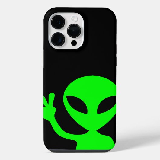 Coque Pour Pour iPhone 14 Pro Max Alien vert (Verso)
