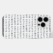 Coque Pour Pour iPhone 14 Pro Max Alphabet Runique [Futhorc] (Verso Horizontal)