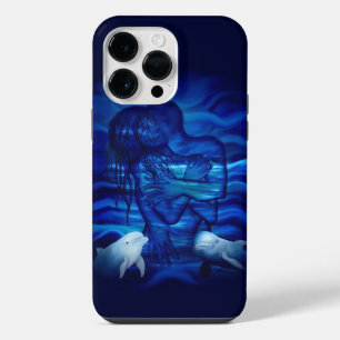 Coque Pour Pour iPhone 14 Pro Max Amour, acte de passion - paire avec paire de dauph