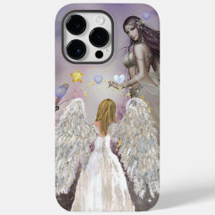 Coque Pour Pour iPhone 14 Pro Max Ange peint et Coque de fée-coque iphone de mariage