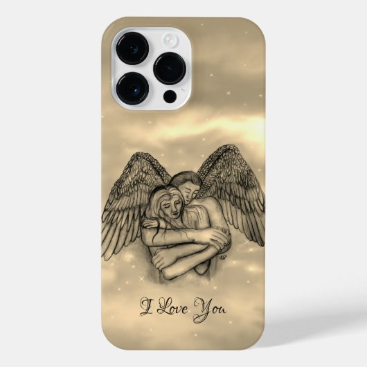 Coque Pour Pour iPhone 14 Pro Max Angel Eros in Love (Verso)