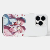 Coque Pour Pour iPhone 14 Pro Max anime Saint Valentin coeur (Verso Horizontal)
