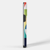 Coque Pour Pour iPhone 14 Pro Max Aquarelle Bauhaus - Boîtier de téléphone vert géom (Côté droit)