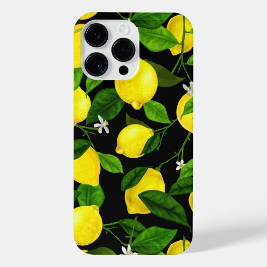Coque Pour Pour iPhone 14 Pro Max Aquarelle Citron 2 (Verso)