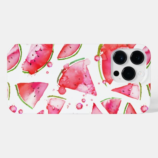 Coque Pour Pour iPhone 14 Pro Max Aquarelle pastèque 1 (Verso Horizontal)