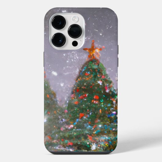 Coque Pour Pour iPhone 14 Pro Max Arbre de Noël (Verso)