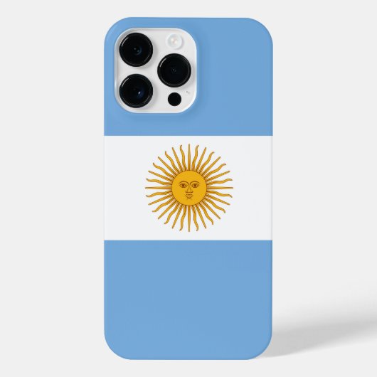 Coque Pour Pour iPhone 14 Pro Max Argentina flag (Verso)