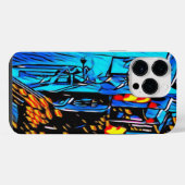Coque Pour Pour iPhone 14 Pro Max Art du déjeuner de l'espace de travail (Verso Horizontal)