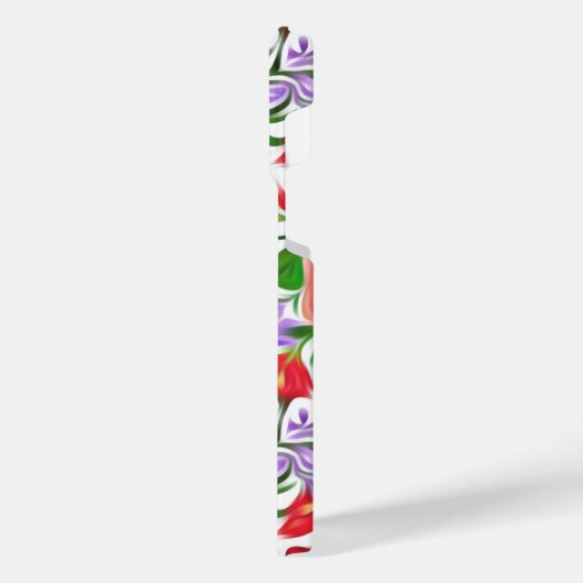 Coque Pour Pour iPhone 14 Pro Max Art Floral (Côté gauche)