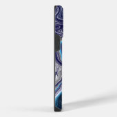 Coque Pour Pour iPhone 14 Pro Max Art fluide Blue Marble (Côté droit)