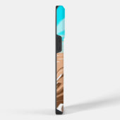 Coque Pour Pour iPhone 14 Pro Max Art fluide de plage abstrait (Côté droit)