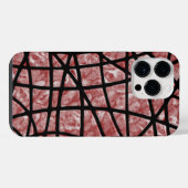 Coque Pour Pour iPhone 14 Pro Max Aspect marbre rose (Verso Horizontal)