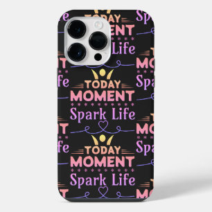 Coque Pour Pour iPhone 14 Pro Max Aujourd'hui Moment, la vie étincelante