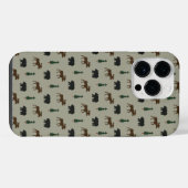 Coque Pour Pour iPhone 14 Pro Max Bear Moose Pine Tree Lodge Cabane (Verso Horizontal)