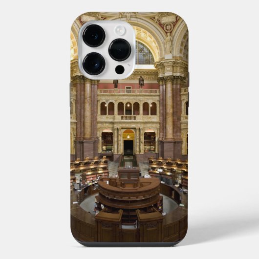 Coque Pour Pour iPhone 14 Pro Max Bibliothèque du Congrès (Verso)
