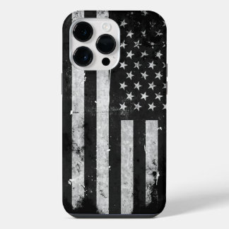 Coque Pour Pour iPhone 14 Pro Max Black and White Grunge