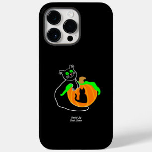 Coque Pour Pour iPhone 14 Pro Max Black Cat Citrouille Apple iPhone 14 Pro Max Coque