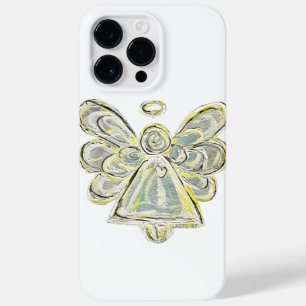 Coque Pour Pour iPhone 14 Pro Max Blanc Guardian Angel Art coque iphone personnalisé