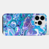 Coque Pour Pour iPhone 14 Pro Max Blue Rhapsody | Art Abstrait (Verso Horizontal)