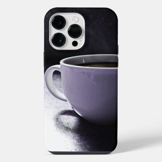 Coque Pour Pour iPhone 14 Pro Max Blues café (Verso)