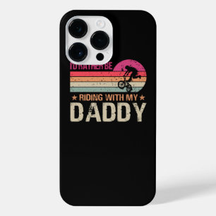 Coque Pour Pour iPhone 14 Pro Max BMX Je Préférerais Aller Avec Mon Papa Vintage
