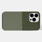 Coque Pour Pour iPhone 14 Pro Max Boîtier iPhone 14 Pro Max vert texturé personnalis (Verso Horizontal)