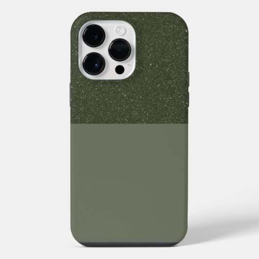 Coque Pour Pour iPhone 14 Pro Max Boîtier iPhone 14 Pro Max vert texturé personnalis (Verso)