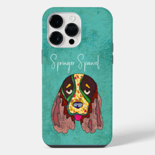 Coque Pour Pour iPhone 14 Pro Max Boîtier iPhone Case-Mate Springer Spaniel vilain v