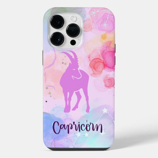 Coque Pour Pour iPhone 14 Pro Max Boîtier iPhone / iPad Capricorne (Verso)