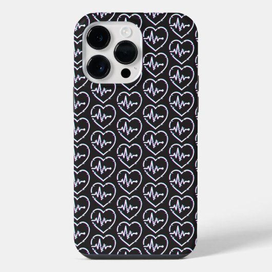 Coque Pour Pour iPhone 14 Pro Max Boîtier iPhone / iPad Heart Check (Verso)