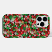 Coque Pour Pour iPhone 14 Pro Max Boules de Noël 3D (Verso Horizontal)