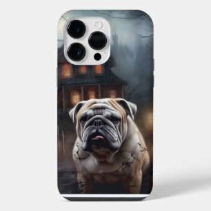 Coque Pour Pour iPhone 14 Pro Max Bulldog Halloween Effrayant