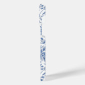 COQUE POUR POUR iPhone 14 PRO MAX CAERULEAPHILE BLEU FLEURS NATURE (Côté gauche)