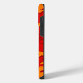 Coque Pour Pour iPhone 14 Pro Max Camo Rouge Lava (Côté gauche)