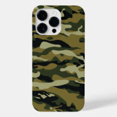 Coque Pour Pour iPhone 14 Pro Max Camo vert foncé (Verso)