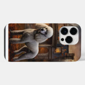 Coque Pour Pour iPhone 14 Pro Max Caniche Halloween Effrayant (Verso Horizontal)