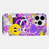 Coque Pour Pour iPhone 14 Pro Max Caricatures de Doodle (Verso Horizontal)