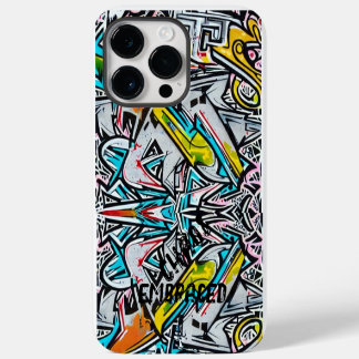Coque Pour Pour iPhone 14 Pro Max chaos embrassé - votre graffiti soi