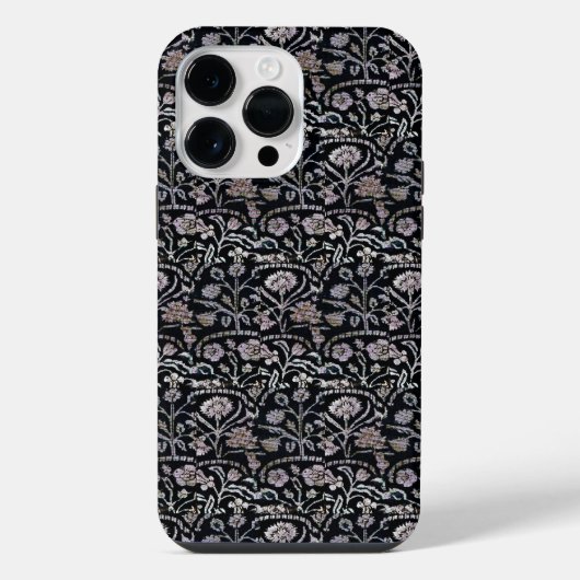 Coque Pour Pour iPhone 14 Pro Max Chardons En Dentelle (Verso)