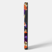 Coque Pour Pour iPhone 14 Pro Max Chat à pizza de l'espace amusant (Côté gauche)