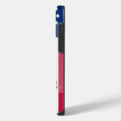 Coque Pour Pour iPhone 14 Pro Max Chat au drapeau américain (Côté gauche)