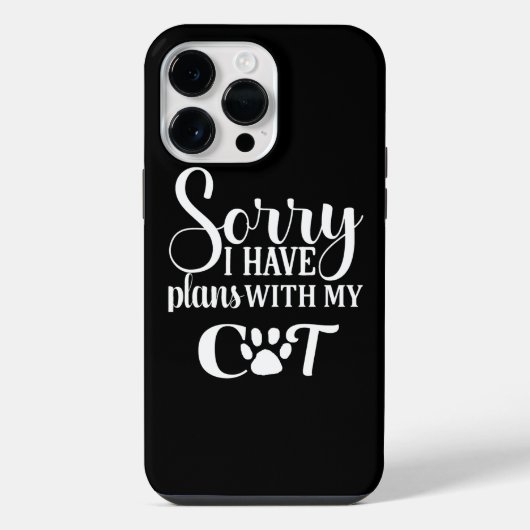 Coque Pour Pour iPhone 14 Pro Max Chat de compagnie intérieur (Verso)